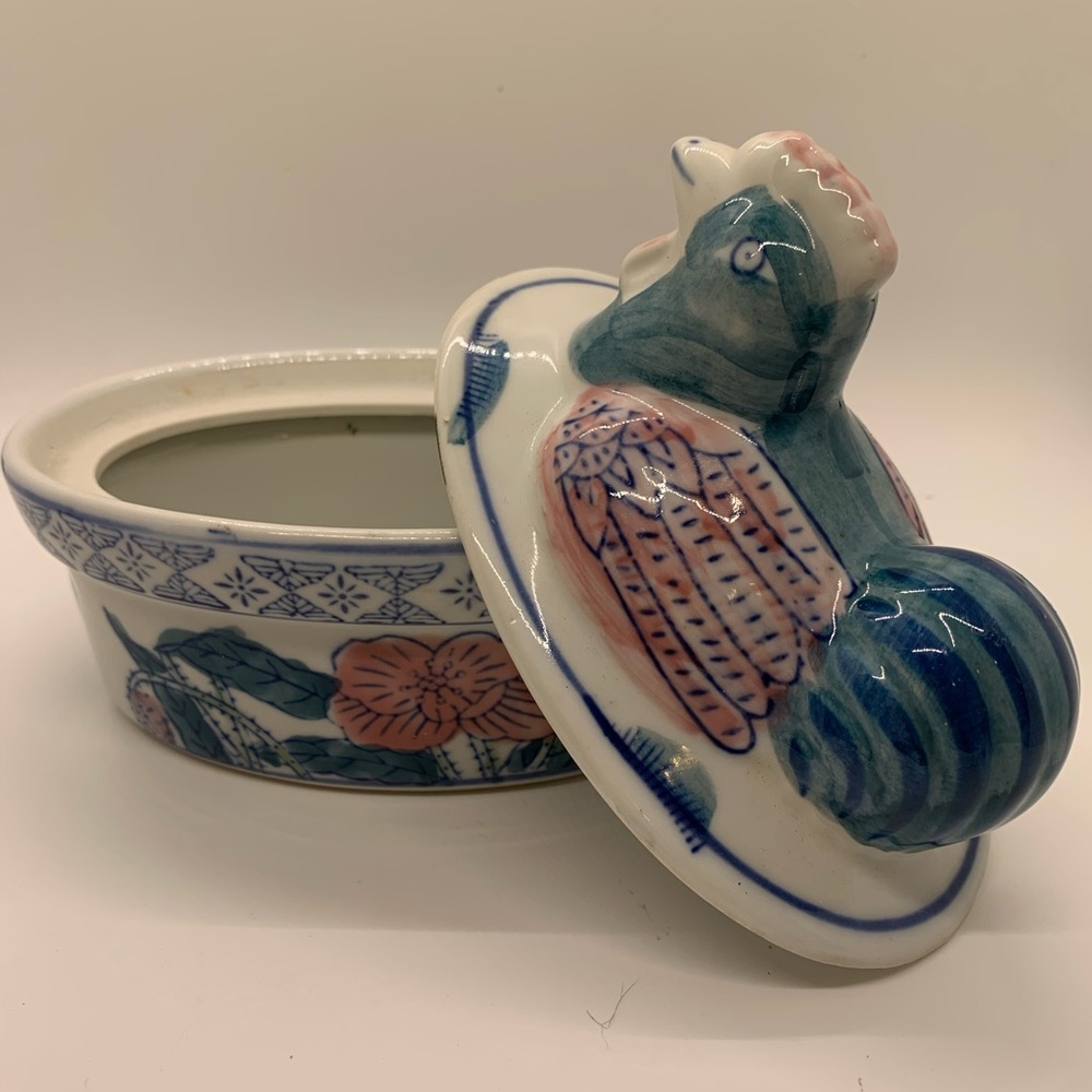 BEN RICKERT signed ROOSTER trinket dish! - Picture 7 of 10
